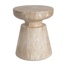 Outdoor Ponti Travertine Side Table