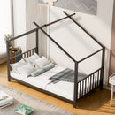 Metal House Platform Bed With Modern Design And Durable Frame by Unique Piece Furniture