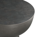 Hughes - Cast Aluminum Side Table - Black by HouseOfZazla