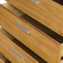 5 Drawer Dresser - Natural Wood / Brown by Unique Piece Furniture