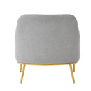 Modern Elegance Accent Chair With Curved Backrest by HouseOfZazla