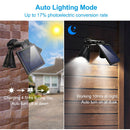Solar Lights Outdoor Solar Power Motion Sensor Spotlights 2000lm Security Lights w/ Dual Head 360¡ Rotatable IP44 Wall Lights Garden Garage Driveway