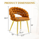 Puffy Bubble, Ball Chain Chairs For Dining Room (Set of 2) by Unique Piece Furniture