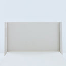 Shelton - Queen Upholstered Wingback Bed With 54" High Headboard - Ivory / Light Gray / Camel Oak by HouseOfZazla