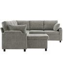 U-Shaped Sectional Sleeper Sofa With Ample Storage Space, 2 Cup Holders And Charging Ports For Living Room by HouseOfZazla