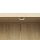 4 Door Storage Cabinet With 1 Drawer And 4 Adjustable Inner Shelves - Natural by HouseOfZazla