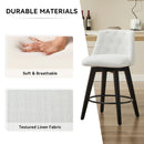 Swivel Bar Stools & Button Tufted Back (Set of 2) by HouseOfZazla