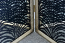 Room Divider, Herero 4 Panel Decorative Screen - Black by HouseOfZazla