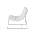 Wilmouth Roll Occasional Chair - White by HouseOfZazla