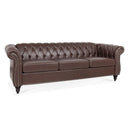 Rolled Arm Chesterfield 3 Seater Sofa by Unique Piece Furniture
