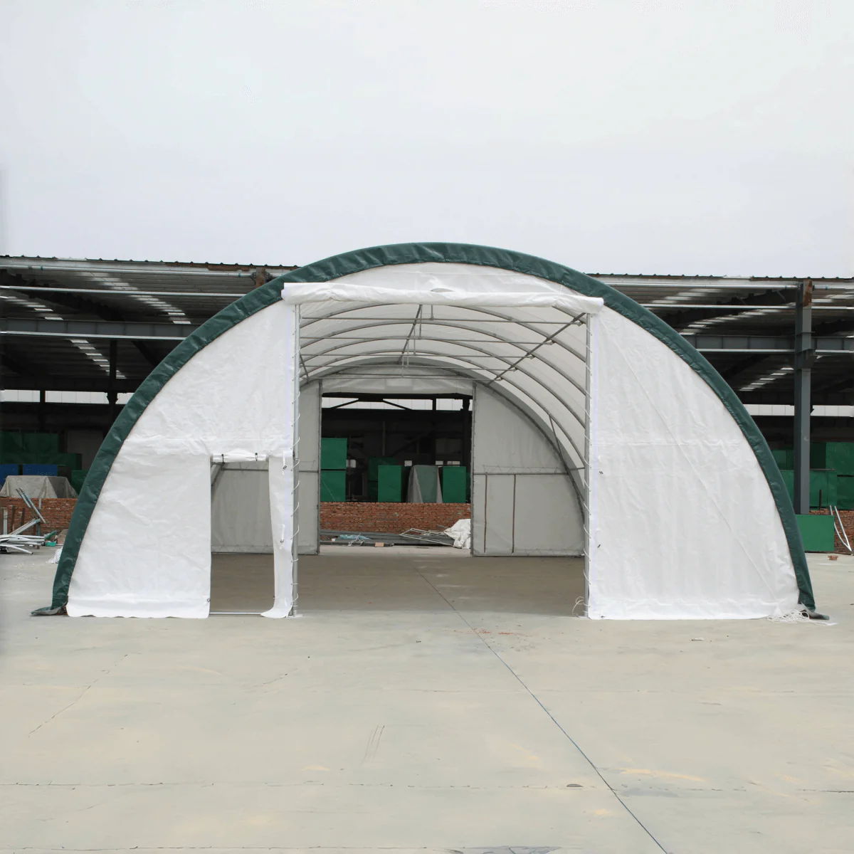 Single Truss Arch Storage PE Shelter, photo 8 of 17