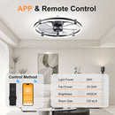 23.6'' LED Ceiling Fan Light with Remote and DC Motor by HouseOfZazla