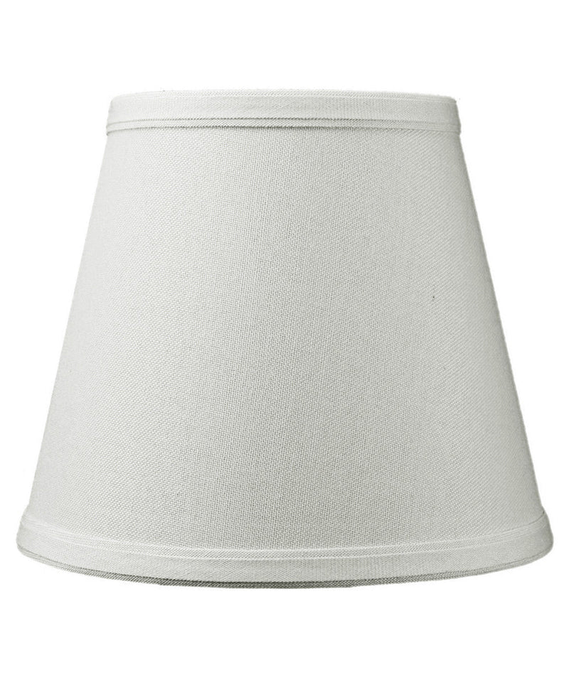 8"W x 7"H Empire Linen Edison Clip On Lamp Shade Light Oatmeal