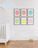 Colorful affirmations