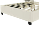 Upholstered Platform Bed With Big Headboard by HouseOfZazla