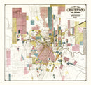 Vintage Map of Houston, Texas 1895