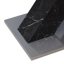 Modern Rectangle Dining Table With Stretchable TopAnd X Shape Legs by HouseOfZazla