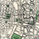 Vintage Map of San Antonio, Texas 1909
