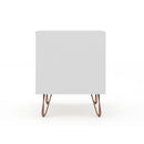 Rockefeller - Nightstand With 2 Drawers - White by HouseOfZazla