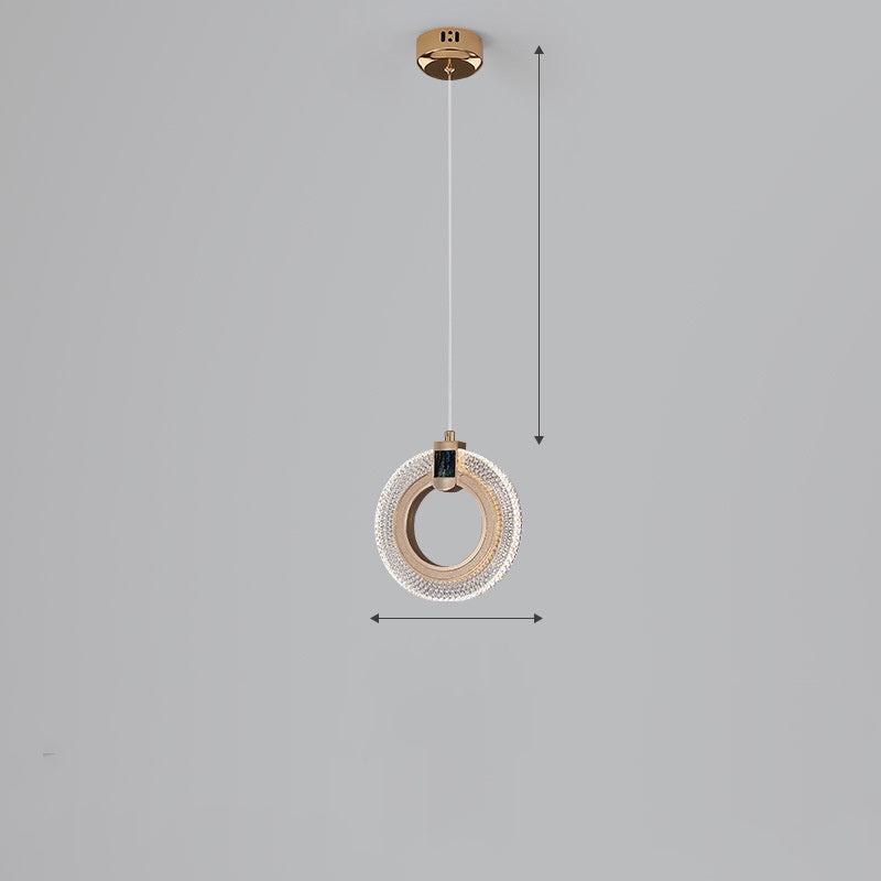 Light Luxury Postmodern Extremely Simple Head Small Chandelier, photo 2 of 9