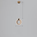 Light Luxury Postmodern Extremely Simple Head Small Chandelier