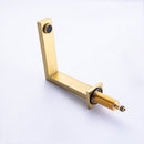 8 inch Widespread Bathroom Faucet Matte Black Bathroom Faucets for Sink 3 Hole Brass 2 Handle Lavatory Square Faucet Modern rv Bathroom Faucets