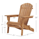 Oversize Outdoor Folding Adirondack Chair, Patio Chair For Garden by HouseOfZazla