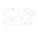 Skye - Marble Chest - White