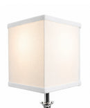 6"W x 7"H Rectangular Drum Lampshade White