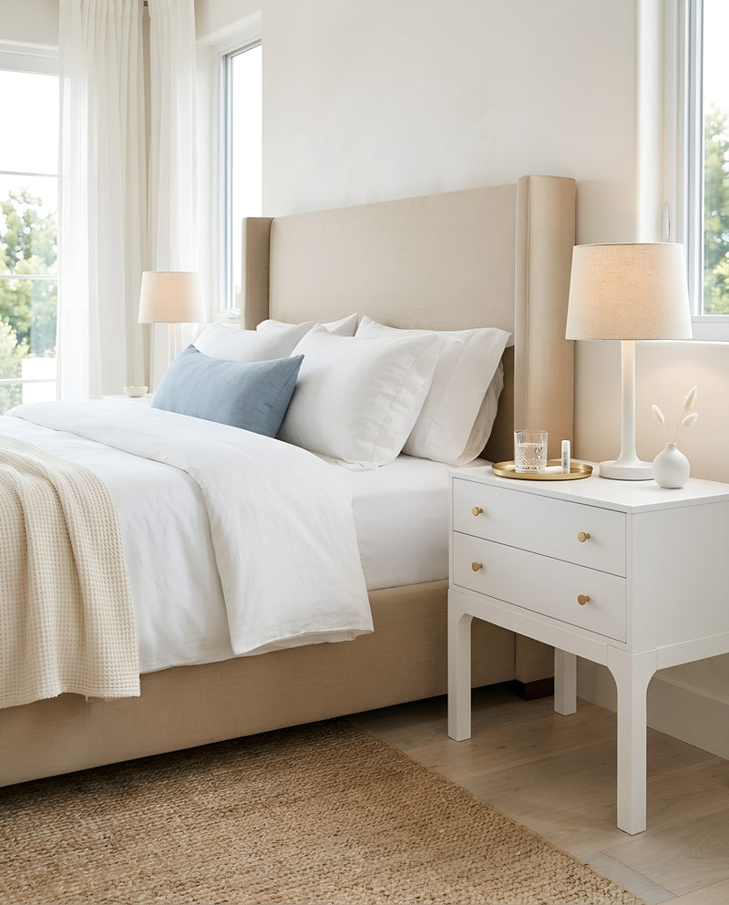 Alonso 2-Drawer Modern Nightstand, photo 3 of 10