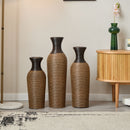 Classic And Neat Floor Vase, High Independent Flower Stand (Set of 3) by HouseOfZazla