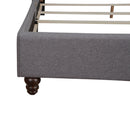 Nailhead Bed Transitional Vibrant by HouseOfZazla