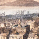 Vintage Map of San Francisco, California 1860