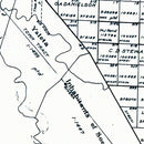 Vintage Map of El Paso County, Texas 1921