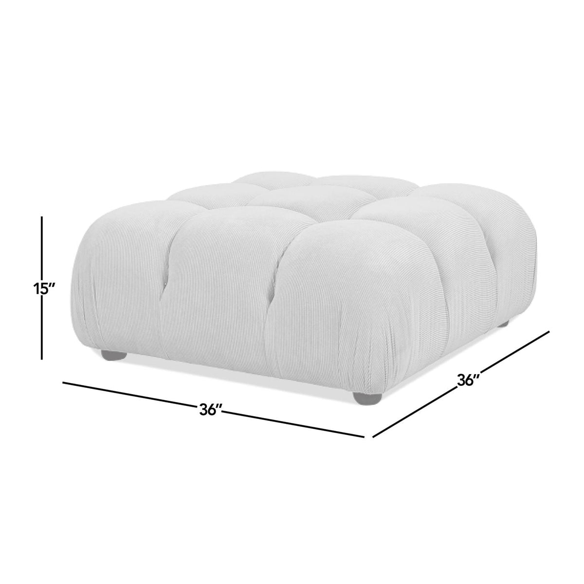 Marcel - Bubble Modular Modern Cocktail Ottoman, photo 14 of 34