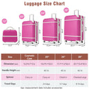 Hardshell Luggage Sets 4 Pieces 20" / 24" / 28" Luggages And Cosmetic Case Spinner Suitcase With Tsa Lock Lightweight by HouseOfZazla