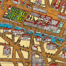 Vintage Map of Paris, France 1927