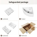 Triangle Corner Sink For Bathroom - Milk White by HouseOfZazla