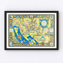 Vintage Map of Washington, DC, Washington DC 1926