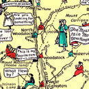 Vintage Map of New Hampshire 1926