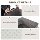 101" L-Shaped Modular Compression Sofa