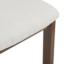 7 Piece Dining Set With Upholstered Armless Chairs And Table