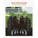 Metal Raised Garden Bed - 8 x 4 x 2 ft Outdoor Planter