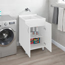 Foster 2 Door Utility Tub and Sink Freestanding Cabinet by HouseOfZazla