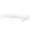 Metal Bunk Bed With Shelf And Guardrails by Unique Piece Furniture