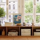 Standalone Glass Oak Wood Frames