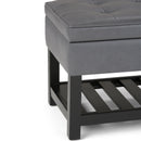 Cosmopolitan - Storage Ottoman Bench With Open Bottom by Unique Piece Furniture