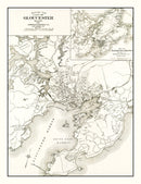 Vintage Map of Gloucester, Massachusetts 1919