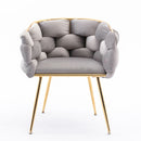 Luxury Modern Simple Leisure Single Sofa Chair Bedroom Lazy Person Household Dresser Stool Manicure Table Back Chair by HouseOfZazla
