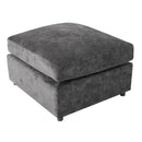 85.4' Sectional Sofa Modular Sofa U-shaped Sofa Couch Sofa Bed L-shaped Sofa with a Movable Ottoman and Two USB Ports for Living Room, Black